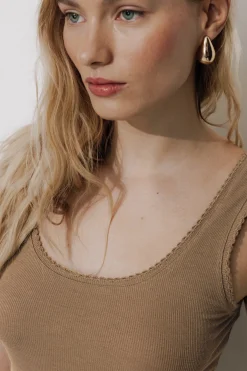 Promod Top thermique Femme - Marron Store
