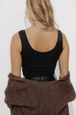 Promod Top thermique Femme - Noir Sale