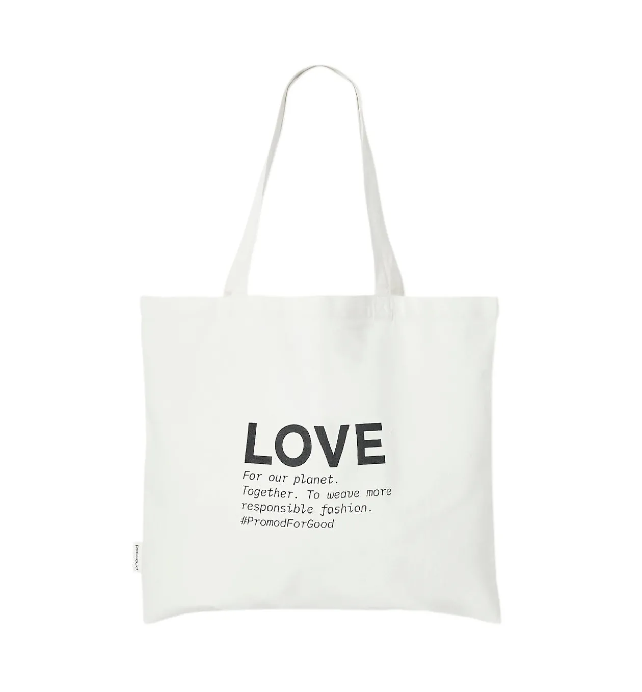 Promod Tote Bag à message AMOUR - Ecru Cheap
