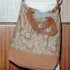 Promod Tote bag en velours imprimé - Imprimé marron Imprimémarron Cheap