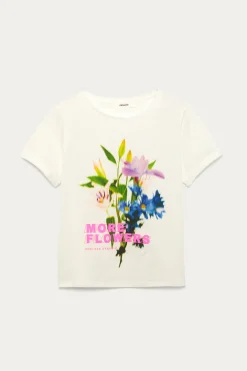 Promod T-shirt à motif Femme - Imprimé écru Impriméécru Best Sale