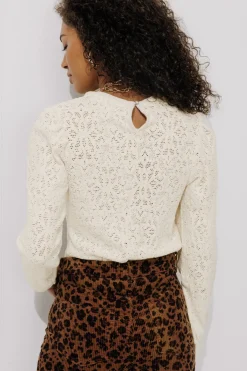 Promod T-shirt ajouré Femme - Beige Online
