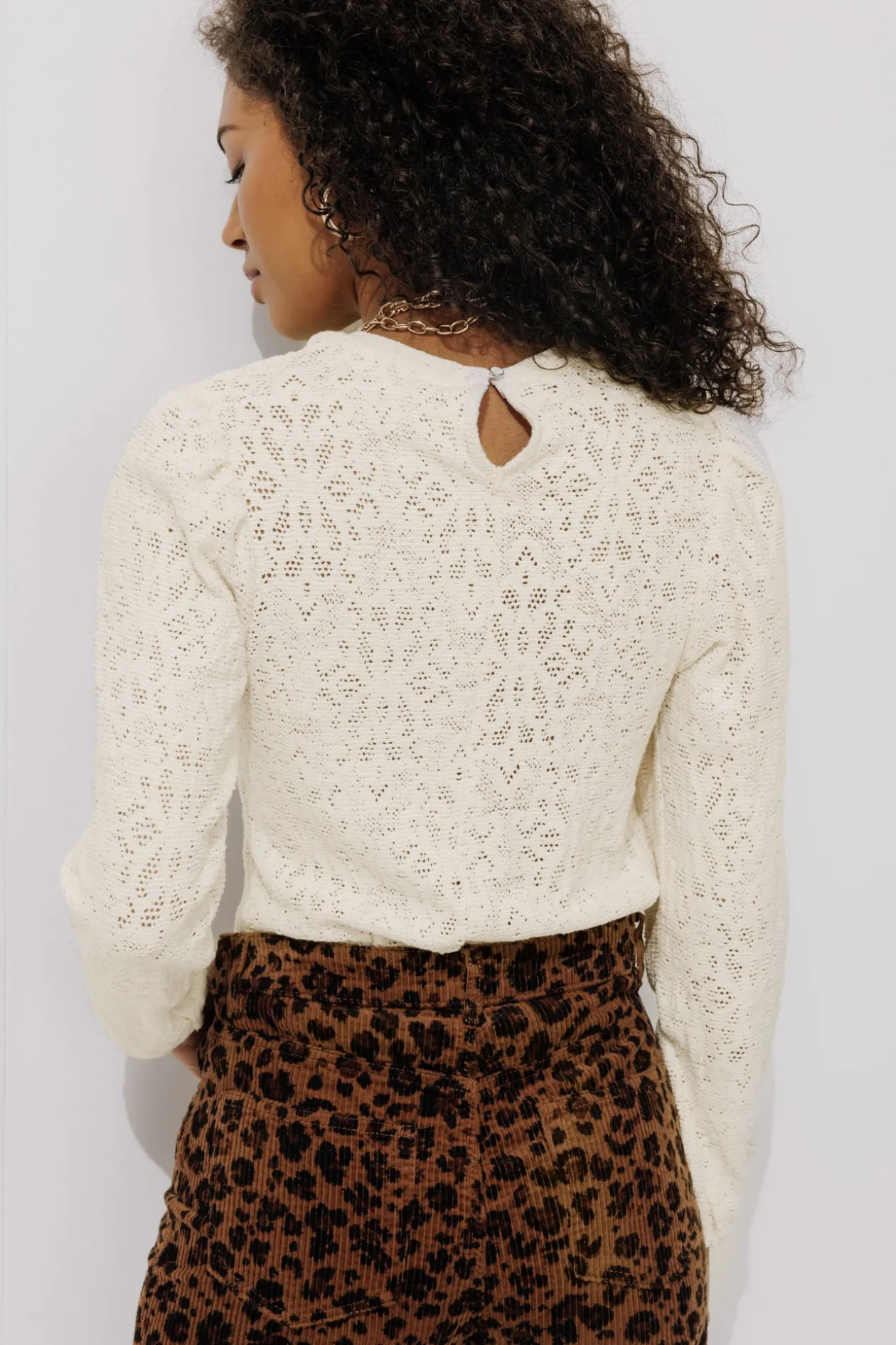 Promod T-shirt ajouré Femme - Beige Online