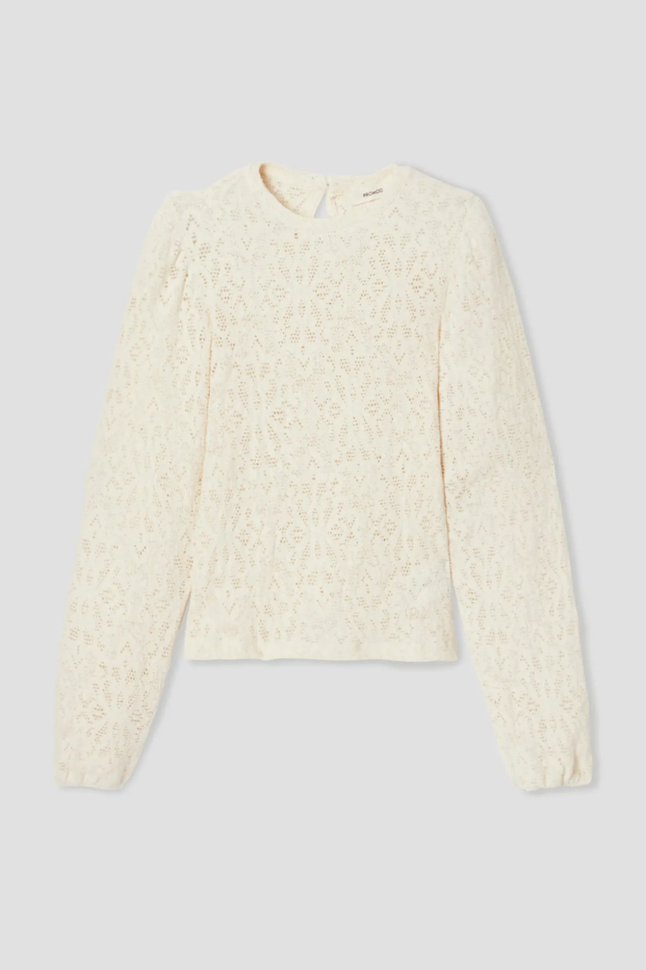 Promod T-shirt ajouré Femme - Beige Online