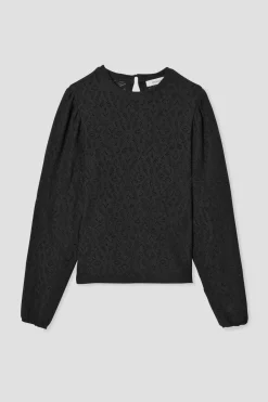 Promod T-shirt ajouré Femme - Noir Best Sale