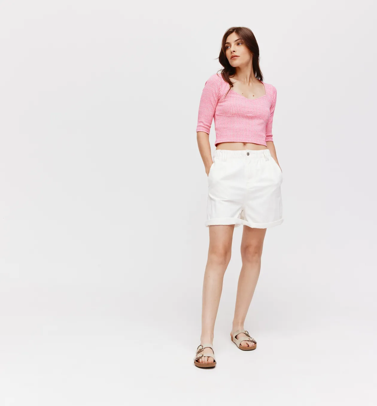 Promod T-shirt brassière Femme - Rose fluo Rosefluo Best Sale