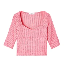 Promod T-shirt brassière Femme - Rose fluo Rosefluo Best Sale