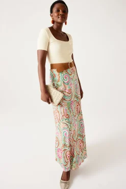 Promod T-shirt col carré Femme - Beige Best Sale