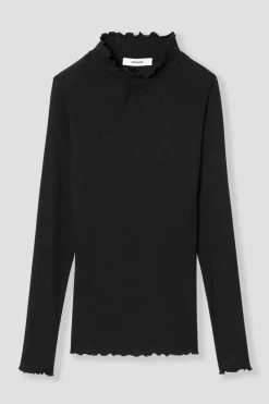 Promod T-shirt col montant Femme - Noir Sale