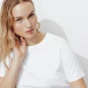 Promod T-shirt col rond éco-conçu - Blanc Online