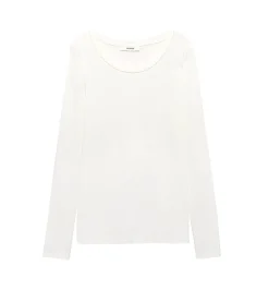 Promod T-shirt col rond Femme - Ecru Shop