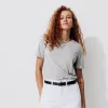 Promod T-shirt col rond Femme - Gris clair Grisclair Best