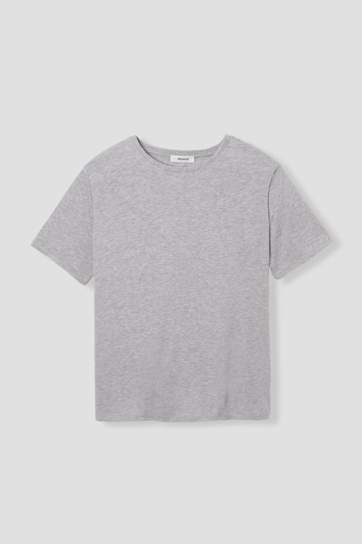 Promod T-shirt col rond Femme - Gris clair Grisclair Best
