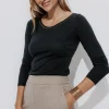 Promod T-shirt col rond Femme - Marine Store
