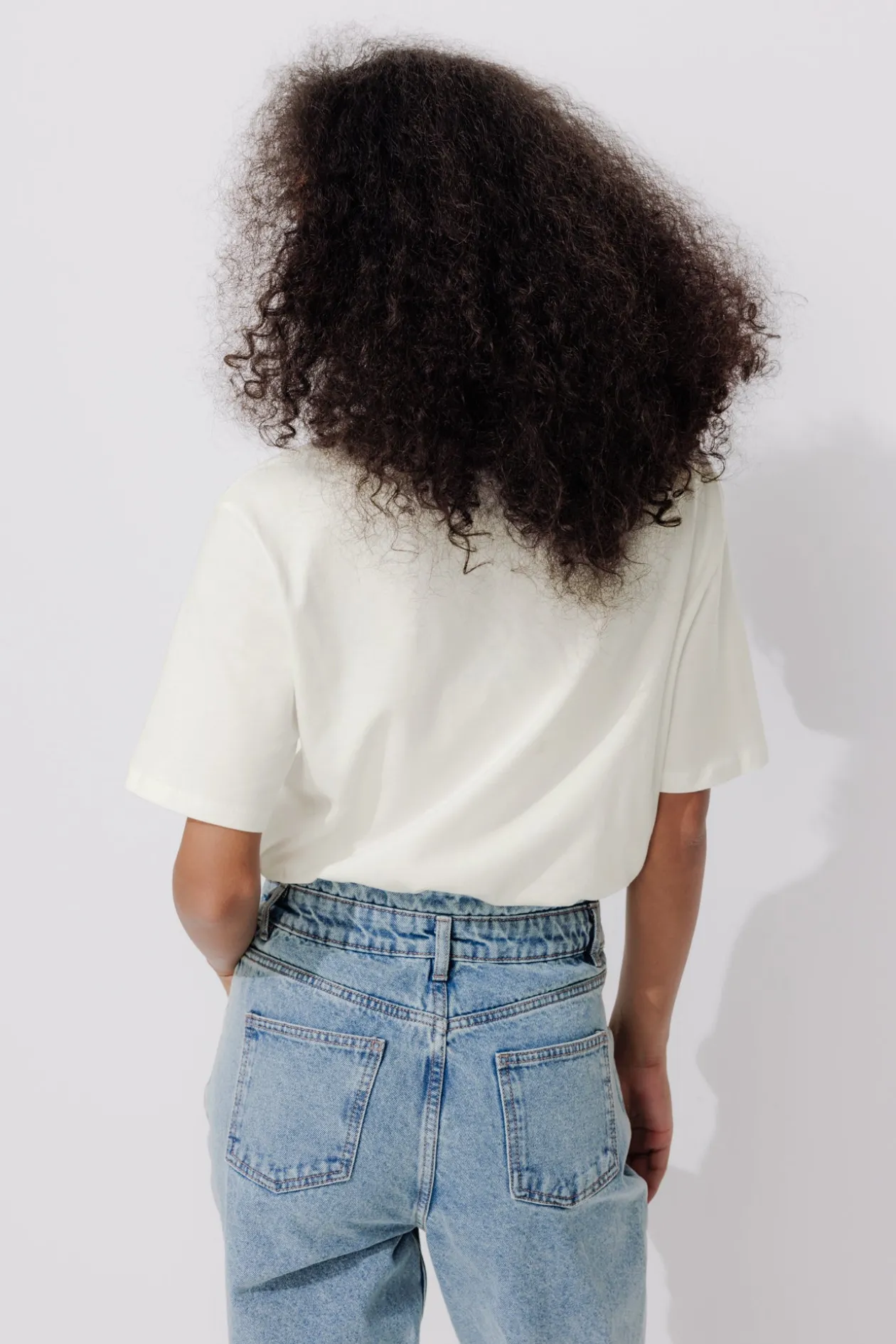 Promod T-shirt cœur brodé Femme - Ecru Discount