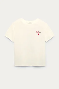 Promod T-shirt Fête des Mères - Imprimé écru Impriméécru Discount