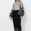 Promod T-shirt pailleté Femme - Gris clair Grisclair Online