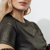 Promod T-shirt pailleté Femme - Gris Cheap