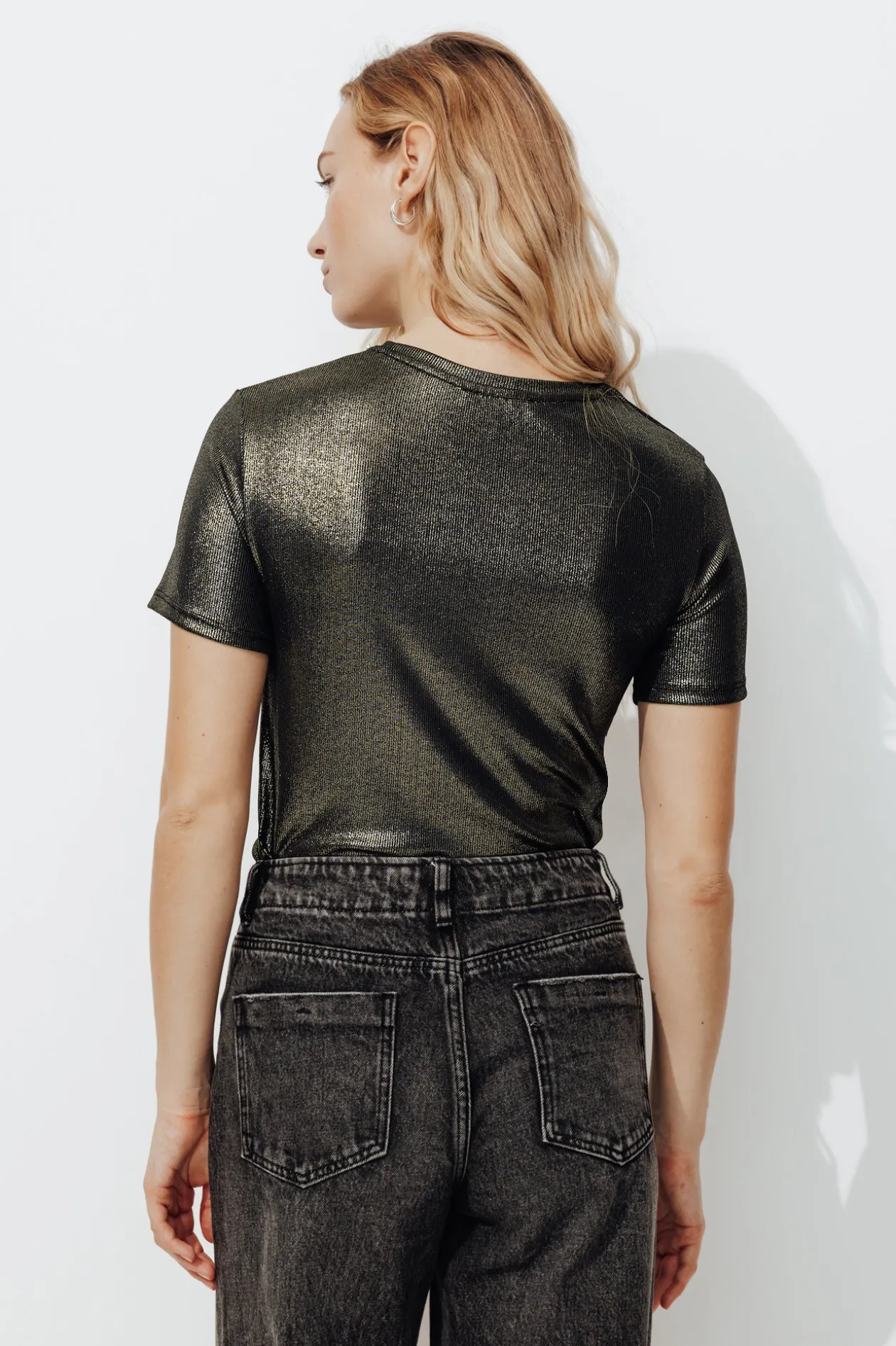 Promod T-shirt pailleté Femme - Gris Cheap