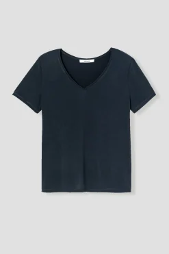 Promod T-shirt uni col V Femme - Noir Cheap