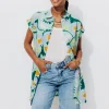Promod Tunique imprimée Femme - Imprimé vert clair Imprimévertclair Online