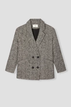 Promod Veste blazer chevron Femme - Imprimé noir Impriménoir Best