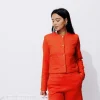 Promod Veste courte tweedée Femme - Rouge Best