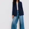 Promod Veste de tailleur côtelée - Marine Discount