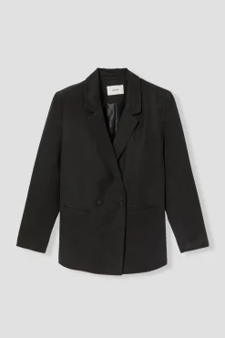 Promod Veste de tailleur en lyocell - Noir Sale