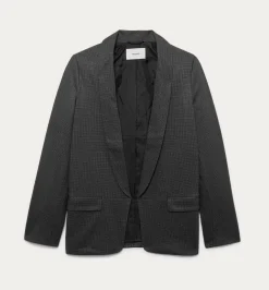 Promod Veste de tailleur Femme - Imprimé noir Impriménoir Discount