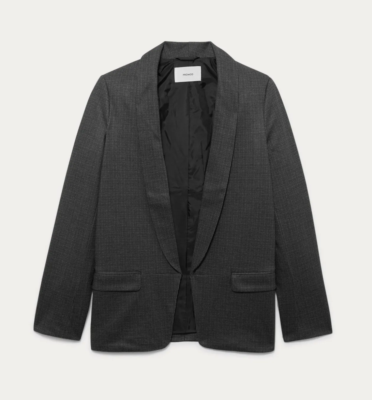 Promod Veste de tailleur Femme - Imprimé noir Impriménoir Discount