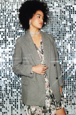Promod Veste en feutrine Femme - Gris foncé Grisfoncé Hot