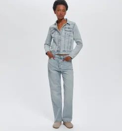 Promod Veste en jean Femme - Jean très clair Jeantrèsclair Best Sale