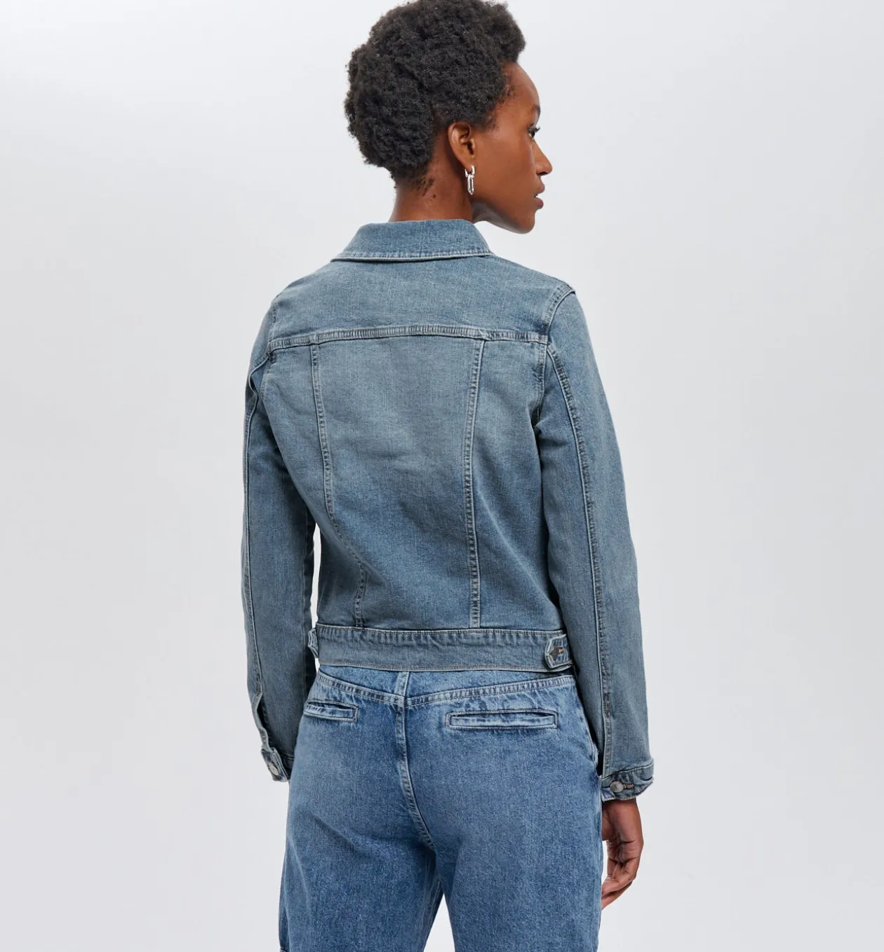 Promod Veste en jean Femme - Jean moyen Jeanmoyen Flash Sale