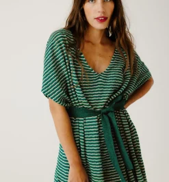 Promod Veste kimono rayée irisée - Rayures multicolores Rayuresmulticolores Flash Sale