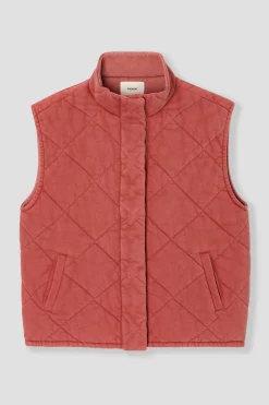 Promod Veste matelassée en molleton - Framboise Fashion