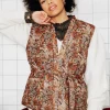 Promod Veste matelassée imprimée - Imprimé multicolore Imprimémulticolore Discount