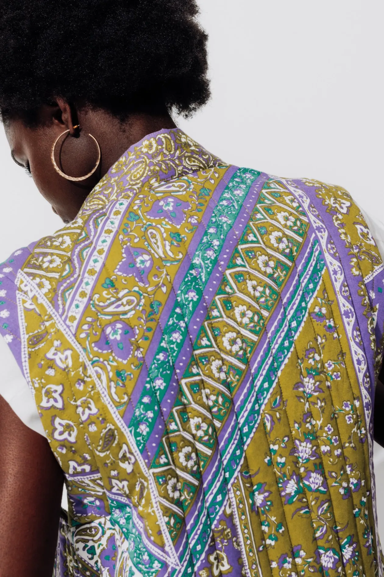 Promod Veste matelassée imprimée - Imprimé multicolore Imprimémulticolore Sale