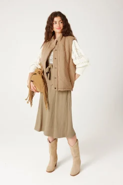 Promod Veste matelassée sans manches - Beige Flash Sale