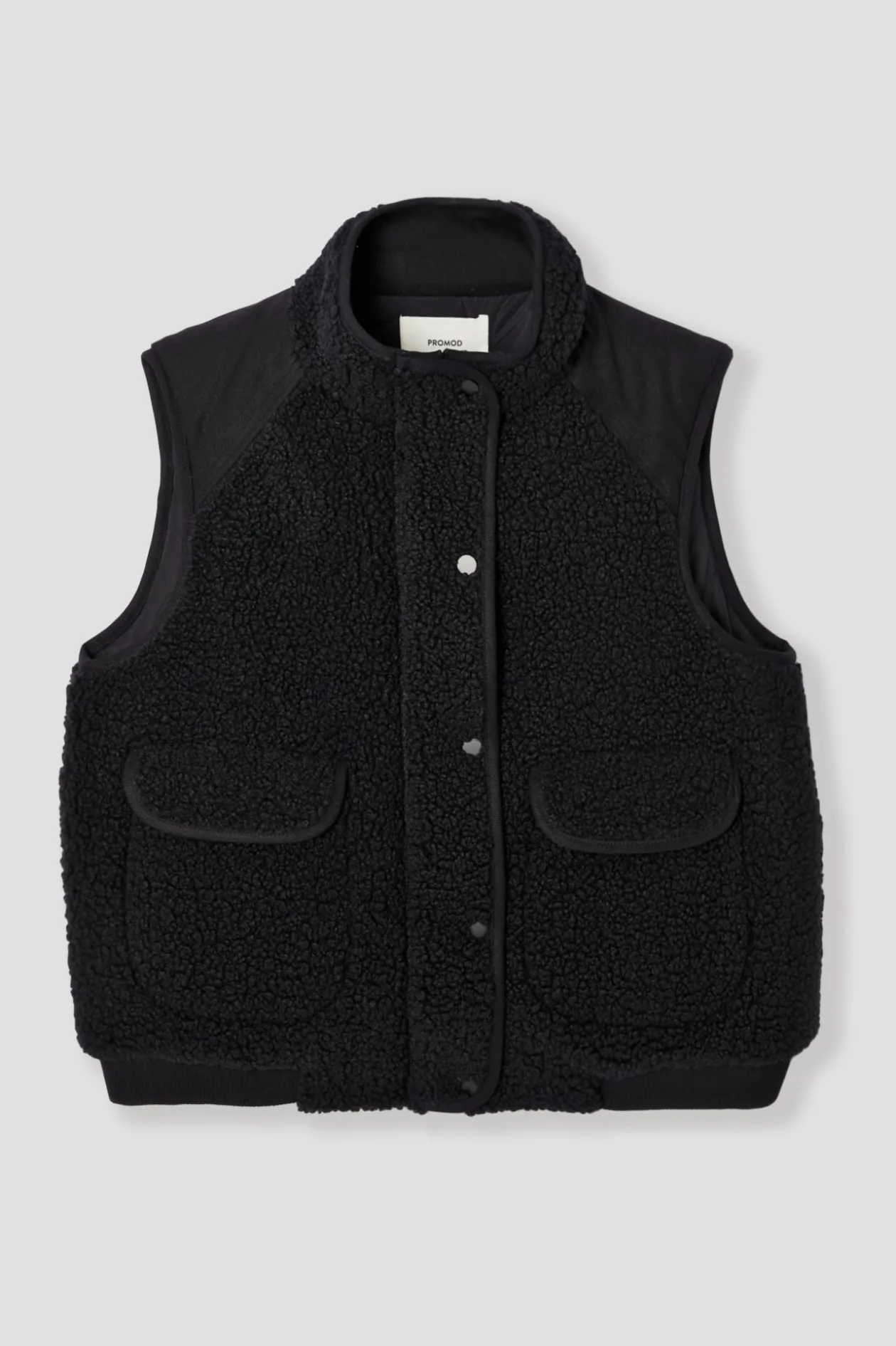 Promod Veste moumoute sans manches - Noir Shop