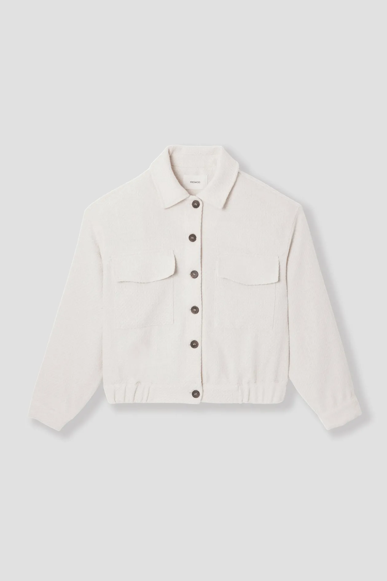 Promod Veste tweedée Femme - Ecru Hot